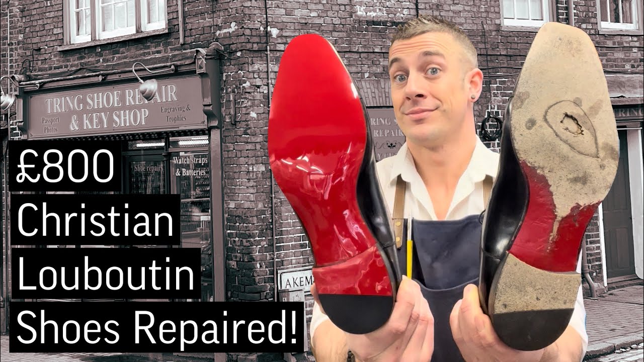 how to paint dress shoes soles red